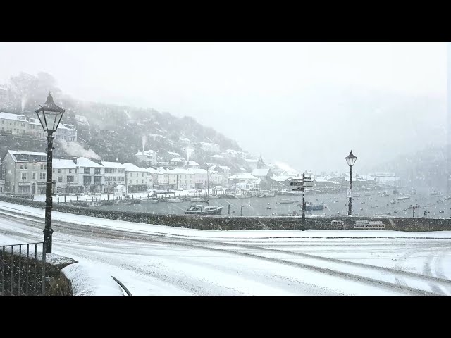 🌨️Cornwall Snow Storm Fantasy☃️Looe’s Dreamy Blizzard Sounds❄️Like you'll never experience this here