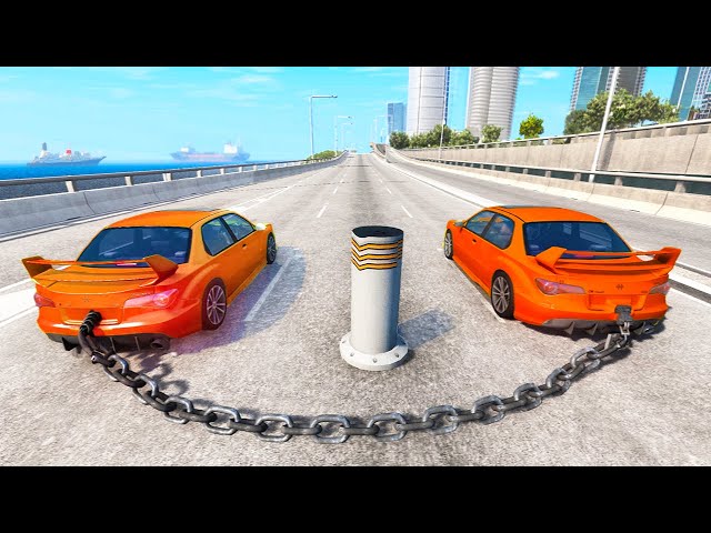 Satisfying Car Crash Game HIGH SPEED JUMPS #17 BeamNG Drive