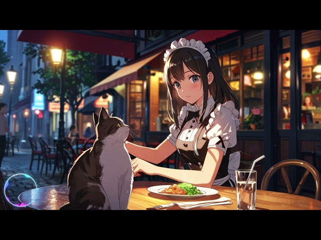 LoFi Music🎵 | Cafeteria☕ Beats🎶 | Relax☕ Study📚 Sleep💤 | Perfect for Focus & Relaxation🐈