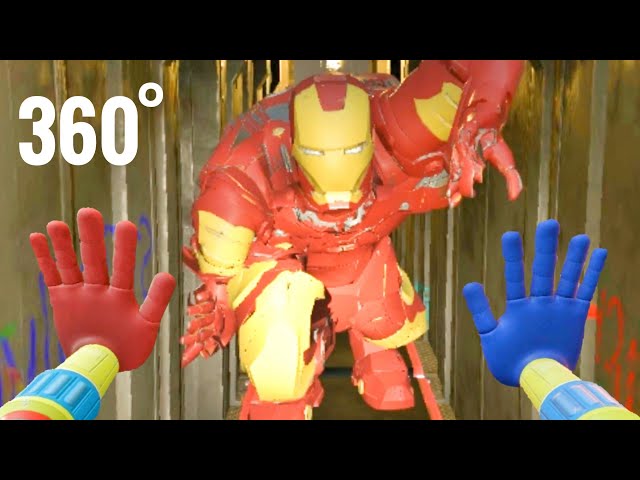 360 VR Poppy Playtime with Marvel Avengers Ironman