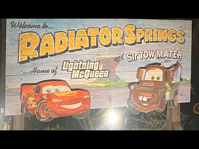 Race through Radiator Springs on the Cars ride