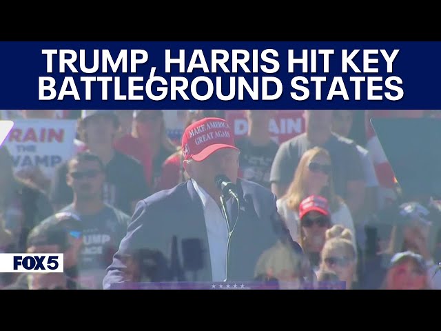 Trump, Harris continue campaigns ahead of Tuesday debate