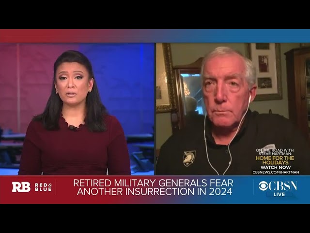 Maj.Gen.(Ret.) Paul Eaton Discusses '2024 Insurrection' WaPo Op-Ed With Elaine Quijano on CBSN