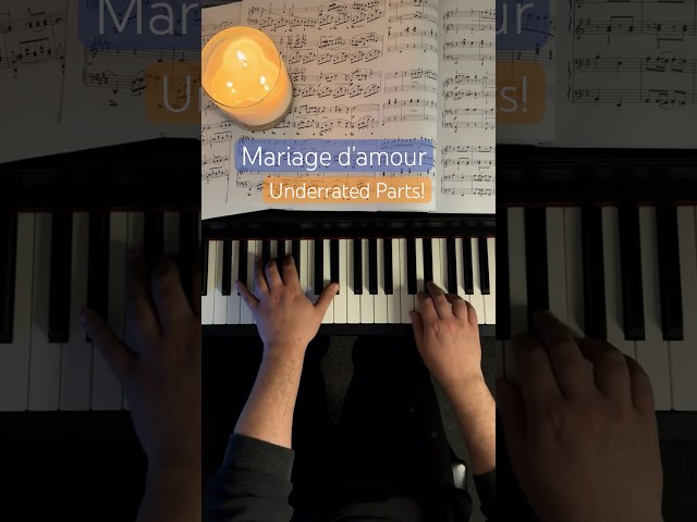 Not the Usual Mariage d’Amour Start 🎹 | Full Piano Video Soon!