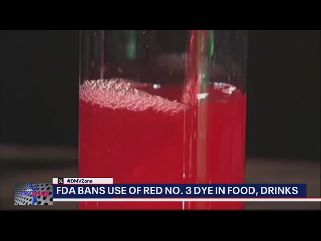 FDA bans Red 3 food dye