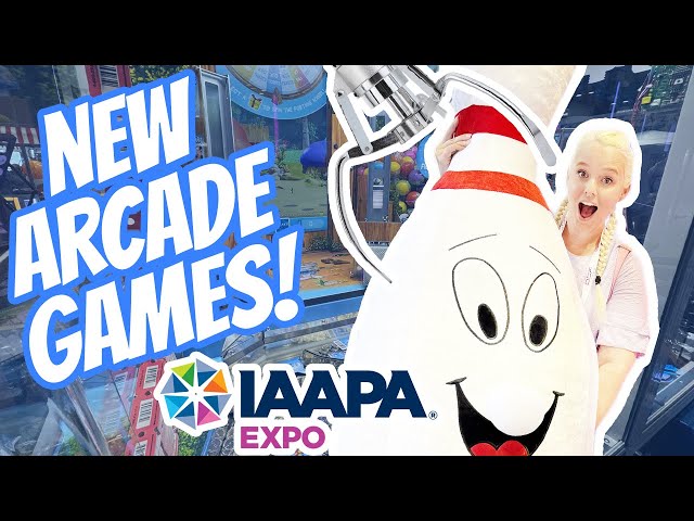 New Claw Machines, Coin Pushers, and More Arcade Games at IAAPA Expo 2023!