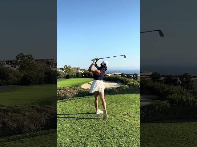 Watch this sick shot while golfing at trump national golf course #golfswing #golfer #golf