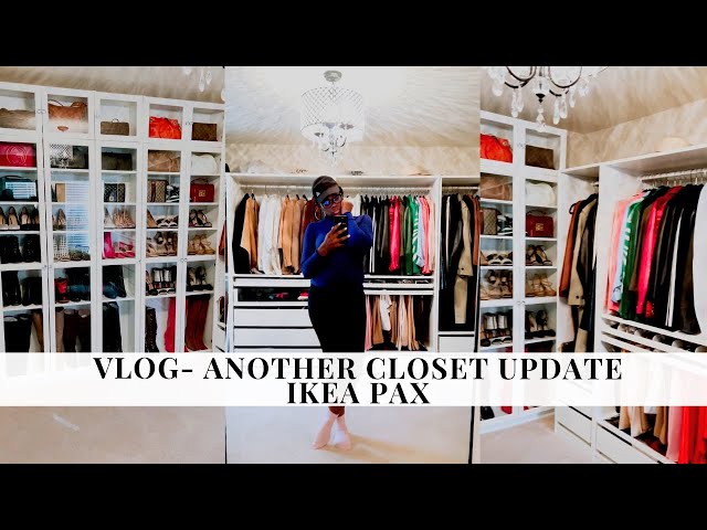 VLOG- NEW IKEA PAX ITEM/ ANOTHER CLOSET UPDATE| COCOSTYLESNYC