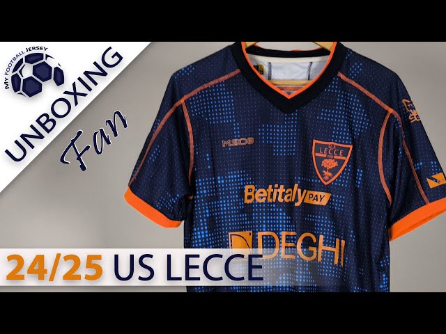 US Lecce Third Jersey 24/25 Dorgu (KitMM) Fan Version Unboxing Review