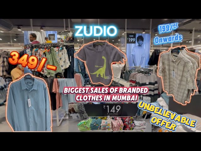 ZUDIO biggest sale in Mumbai 2025 shopping festival | ZUDIO sale latest collection huge discount