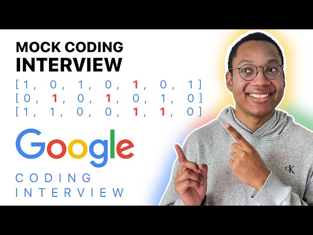 Mock Google Coding Interview with a viewer