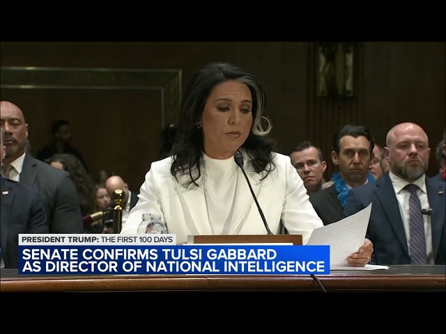 Senate confirms Gabbard as Trump's director of national intelligence