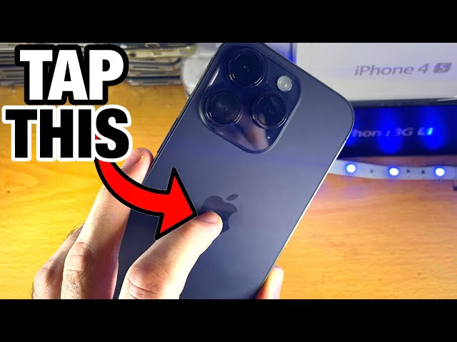 How To Double Tap ScreenShot in iPhone 14 Pro! [Back Tap]