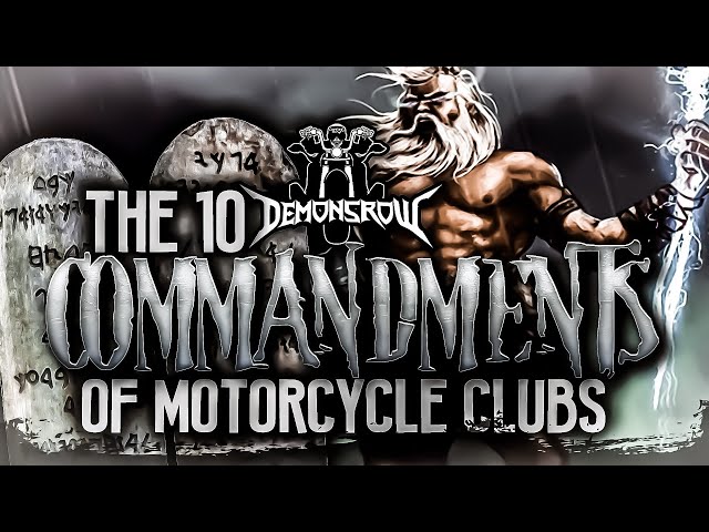 10 Commandments Of Motorcycle Clubs