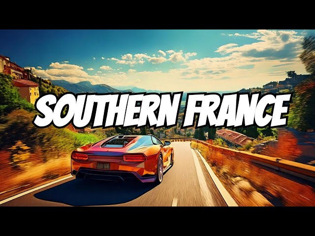 PROVENCE to DRÔME scenic drive. RELAXING MUSIC. Picturesque landscapes of southern France in 4K.