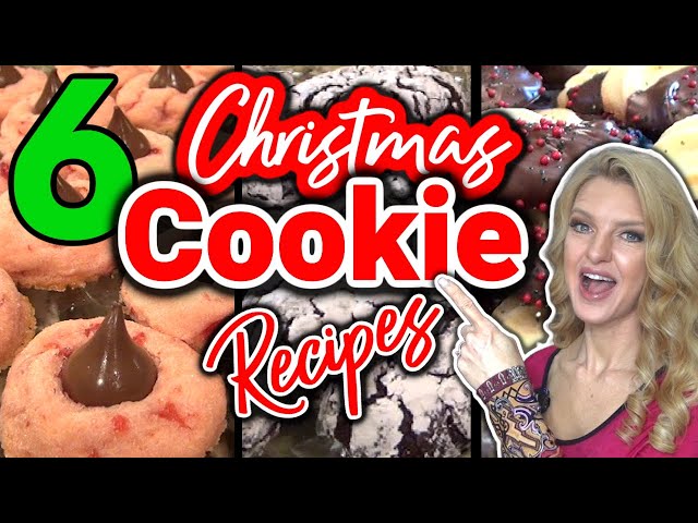 6 Amazing CHRISTMAS COOKIE RECIPES you MUST TRY! | Easy COOKIES for CHRISTMAS!