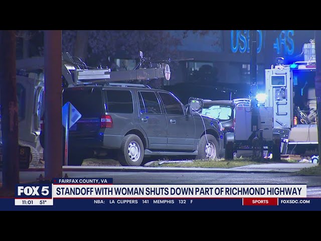 Standoff with woman continues for second night in Fairfax County | FOX 5 DC