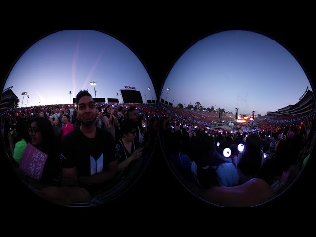 Virtual Reality - BTS (방탄소년단) 'Not Today' Rose Bowl Stadium Love Yourself Tour