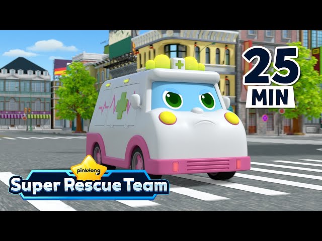 Wee-Woo, Wee-Woo! 🚑｜Ambulance Songs for Kids｜Kids Boo Boo｜Pinkfong Super Rescue Team