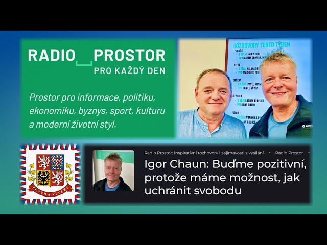 Zlo chce BOUCHNOUT a je na nás, jestli to dovolíme!✌️😊 Igor Chaun a Marek Stoniš pro rádio PROSTOR