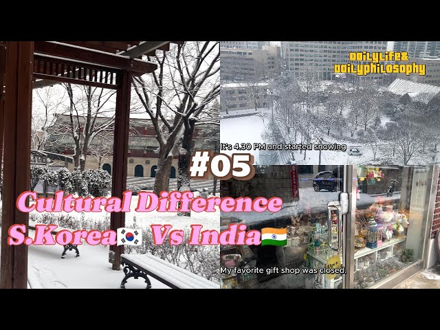 DailyLife_&_DailyPhilosophy_IN_KOREA||Top_5_Cultural_differences_#05🇰🇷❤️🇮🇳