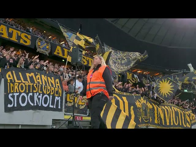 AIK-klacken (AIK - Gif Sundsvall 4-0)