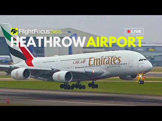 Heathrow Airport Live - Saturday 8th Feb 2025