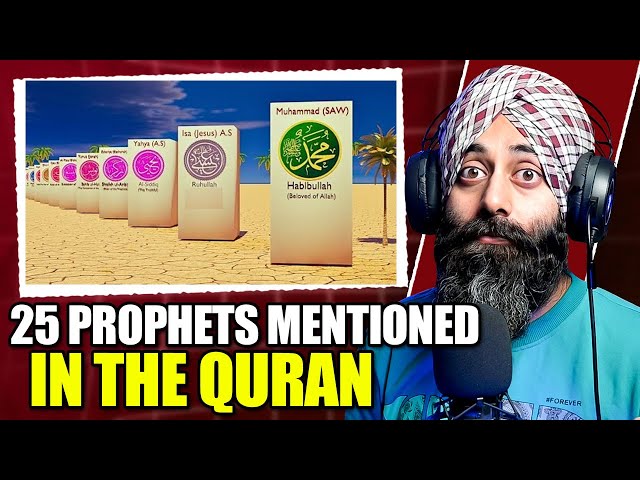 25 Prophets Mentioned in the Quran along with their Titles | PunjabiReel TV