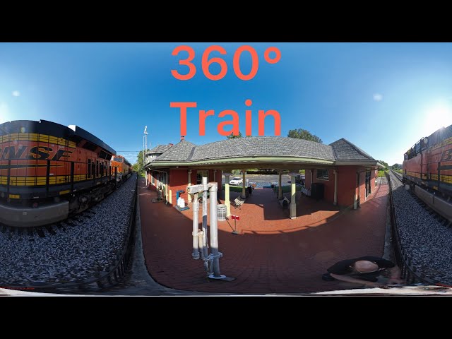 Train At Depot 8K HDR 360