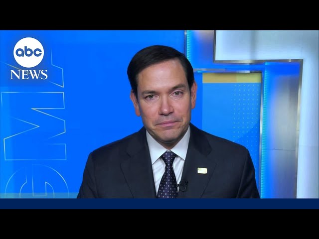 Secretary Marco Rubio talks Trump’s international agenda