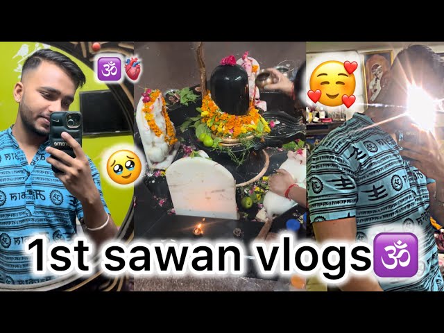 First Monday Sawan vlogs 2024🕉️ || #sawan #vlogs