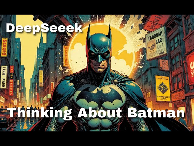 Narration of DeepSeeek AI Model Thinking About Batman's Psychological Evolution