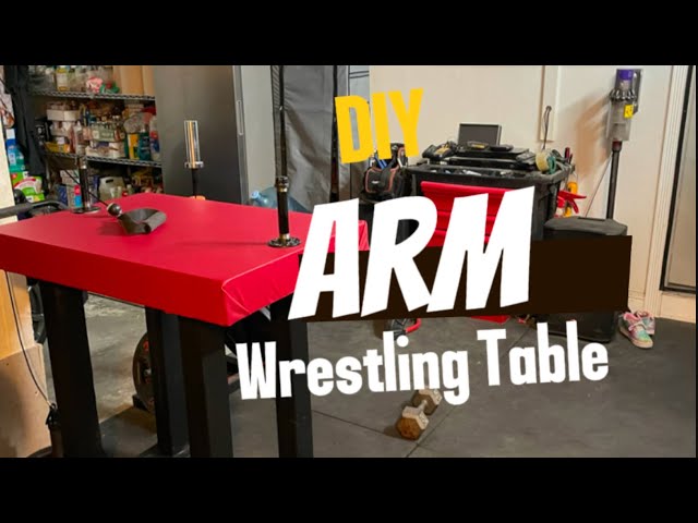 Building a Homemade Arm Wrestling Table (TESTING IT OUT)