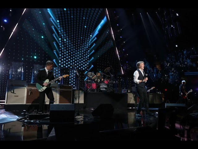 Paul McCartney Performs with Foo Fighters | 2021 Rock Hall of Fame