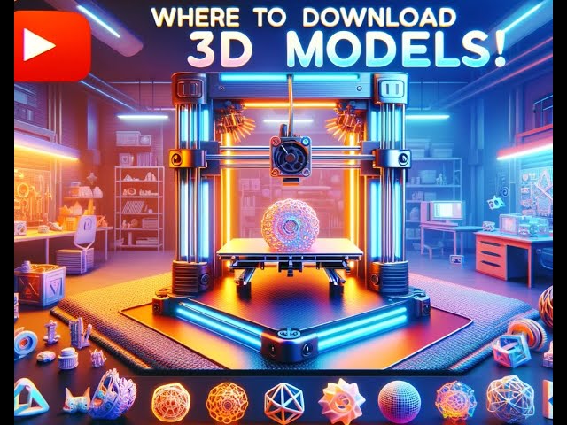 Best 5 sites to dowload 3D models from (stl obj 3mf)