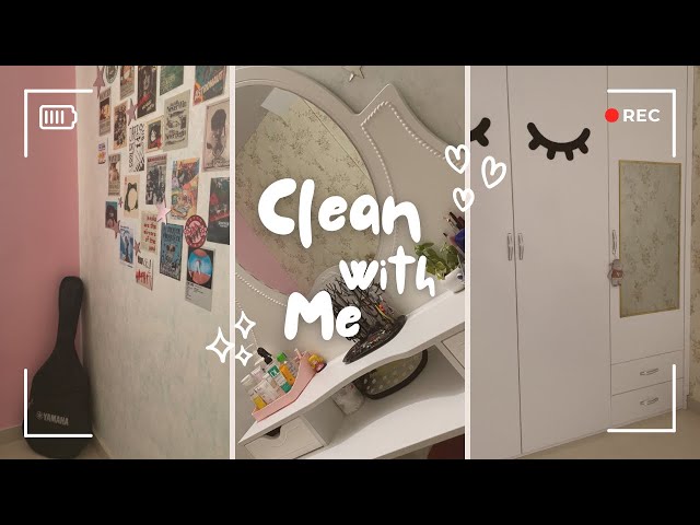 🧋Cozy Clean With Me | Aesthetic & Relaxing Cleaning Asmr🍪✨