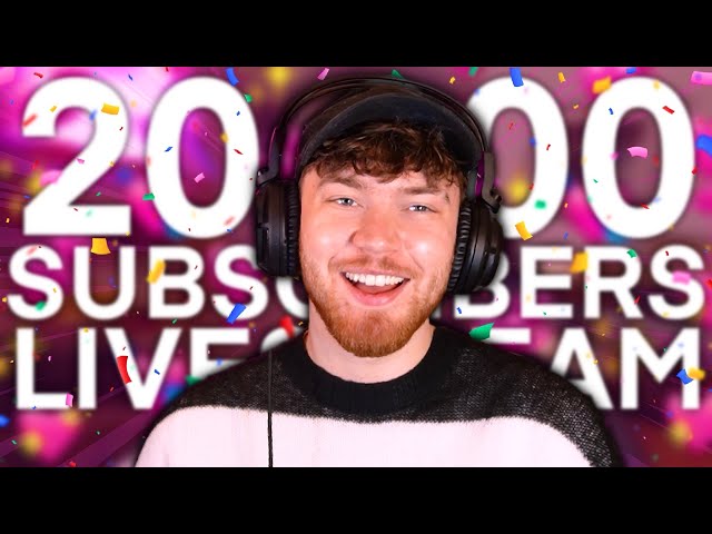 20K SUBSCRIBERS LIVESTREAM!!🎉🍾