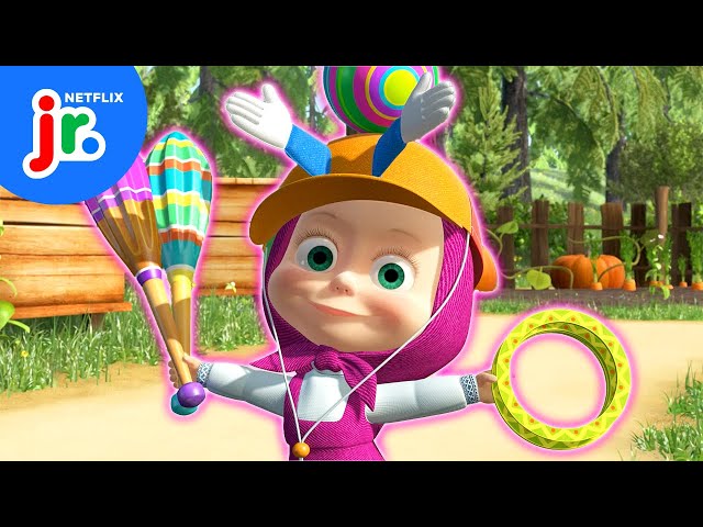 Masha's Invisible Hat Trick 🧢✨ Masha and the Bear | Netflix Jr