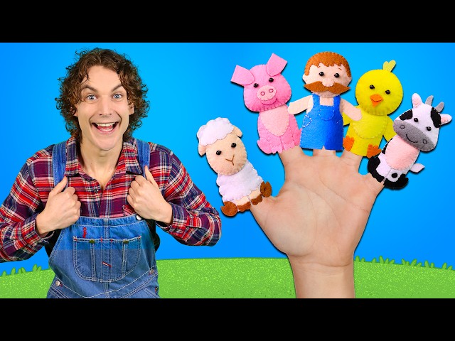 Old MacDonald Finger Family - Kids Songs & Nursery Rhymes