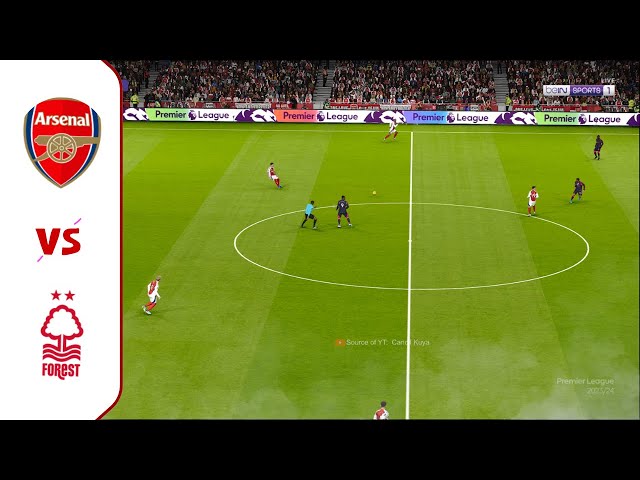 Arsenal vs Nottingham Forest Premier League | English Commentary AFL2025