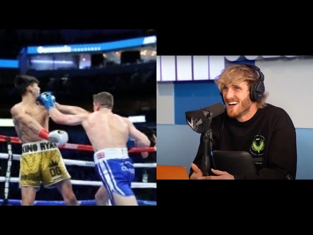 LOGAN PAUL REACTS TO RYAN GARCIA GETTING DROPPED TALKS TANK DAVIS