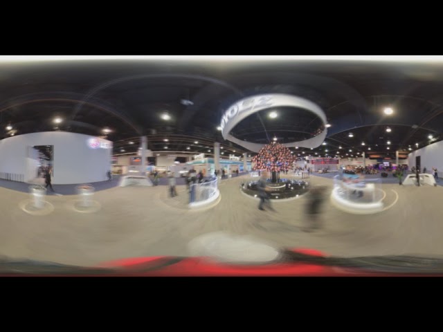 CES 2020 360 Hyperlapse North to South Hall