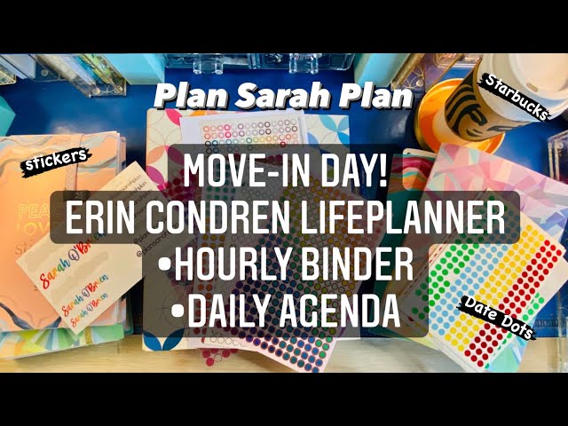 MEGA Move-In Video! | Erin Condren Binder AND A5 Daily Agenda