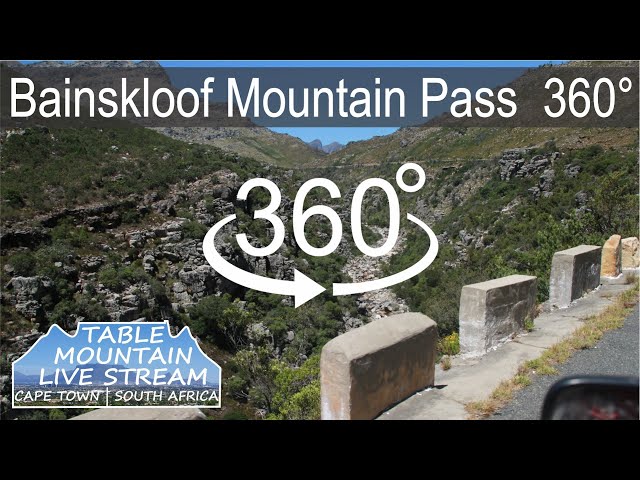 Bainskloof Pass 360º 4K Drive