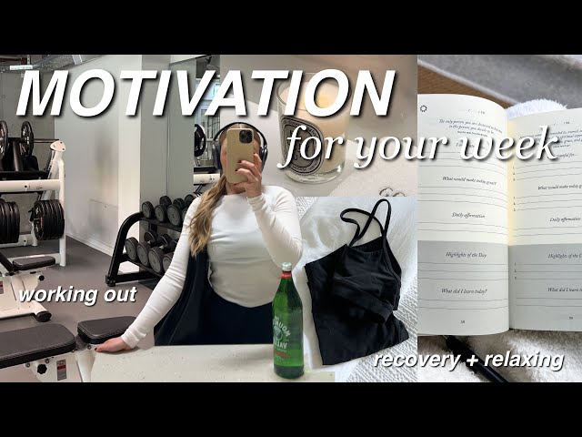 weekly MOTIVATION 🎧 staying disciplined + productive days in my life!