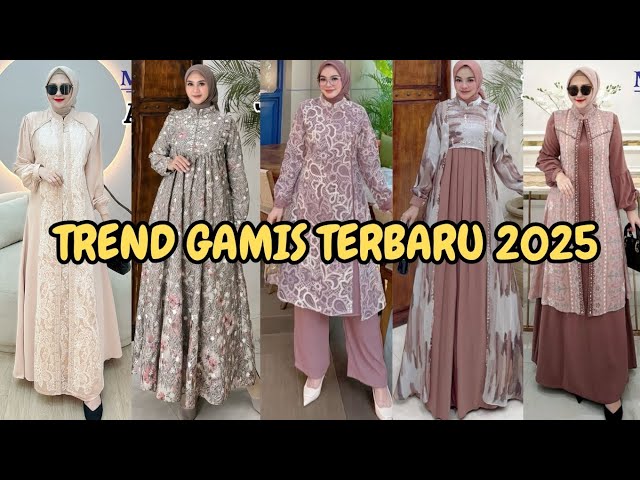 50+ MODEL GAMIS TERBARU 2025 SIMPLE ELEGAN