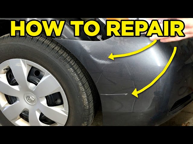 How to: Repair a Scratched Plastic Bumper (in 2 mins)