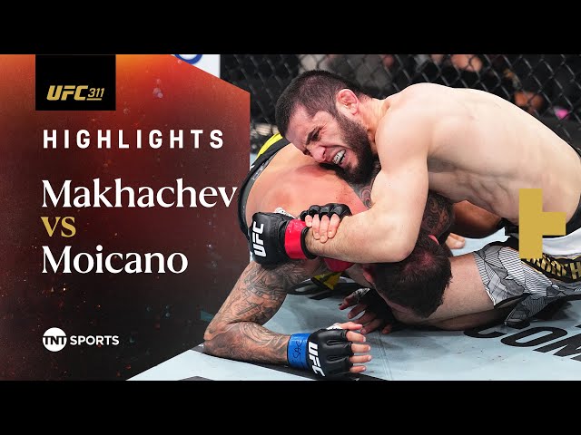 FIRST ROUND SUBMISSION STOPPAGE 😮‍💨 | Islam Makhachev vs. Renato Moicano | #UFC311 Highlights