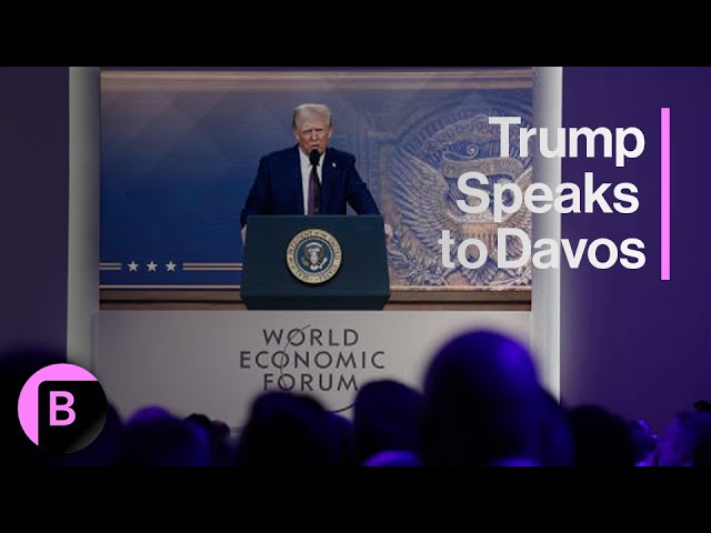 Trump Speaks to Davos on Trade, Russia, China, EU, Oil