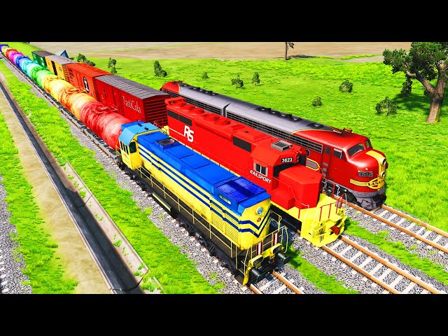 Dispatcher FAILURE Freight Trains Accidents Derailments ✅ BEAMNG STREAM